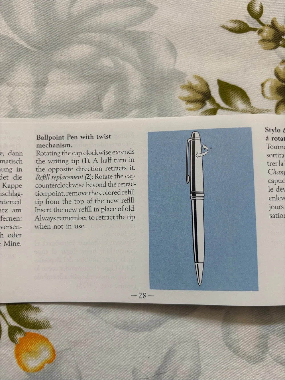 Montblanc Meisterstück Collection Ballpoint Pen with 3 refills